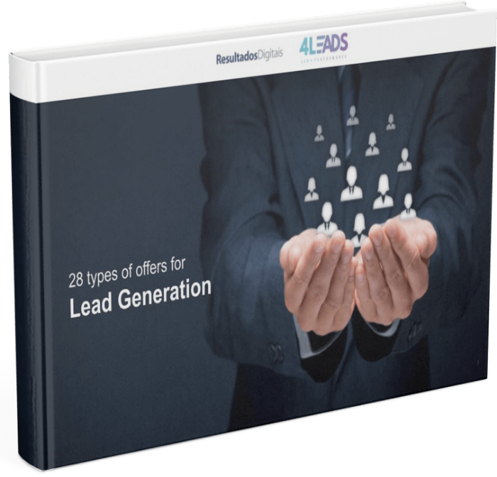 4 Leads Ebook 28 Types of Offers For Lead Generation